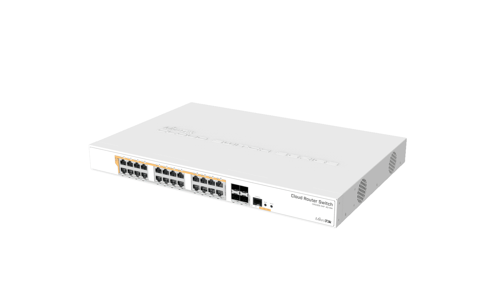 MikroTik CRS328-24P-4S+RM front view