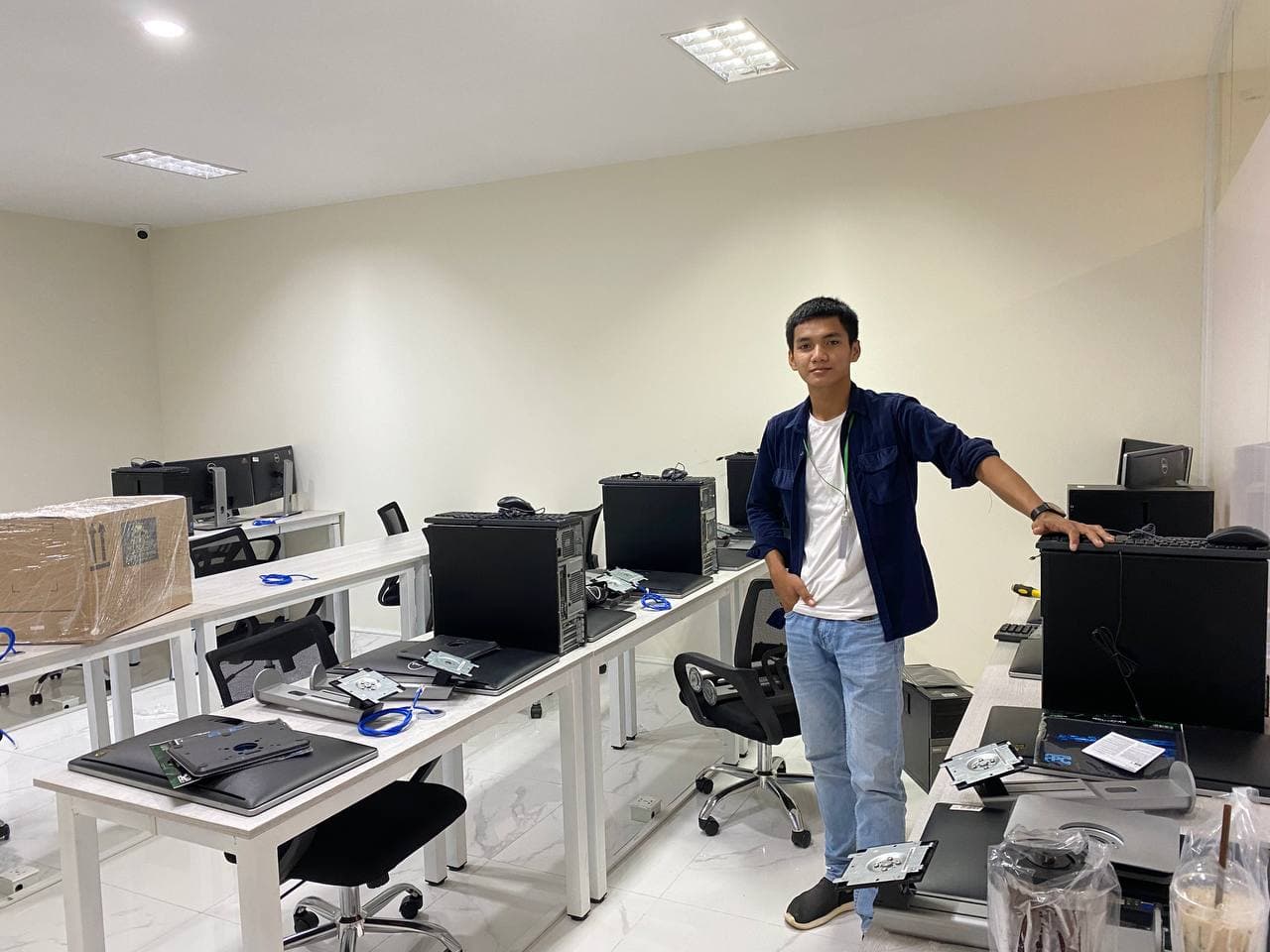 Workstations prepared for deployment