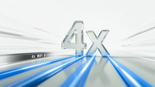 4× the Speed of Wi-Fi 6